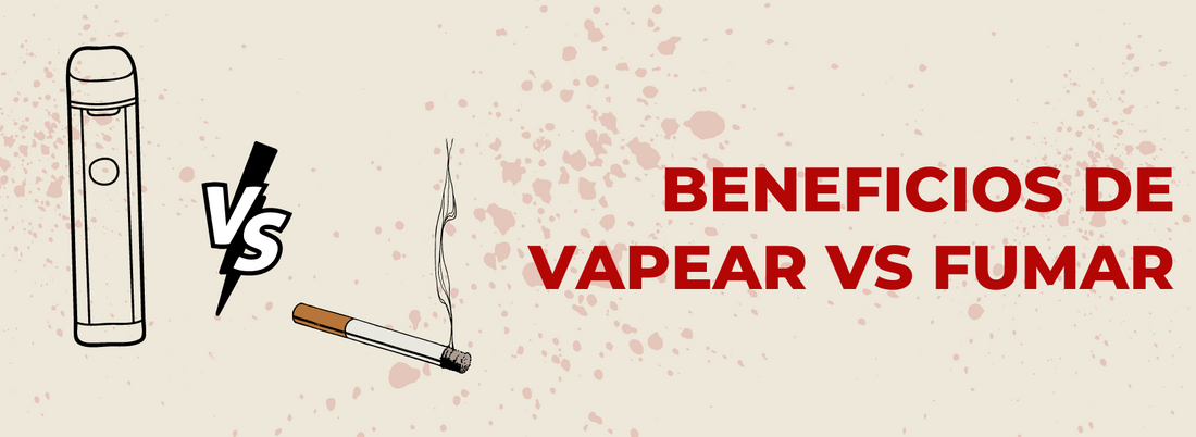 Beneficios de vapear vs fumar