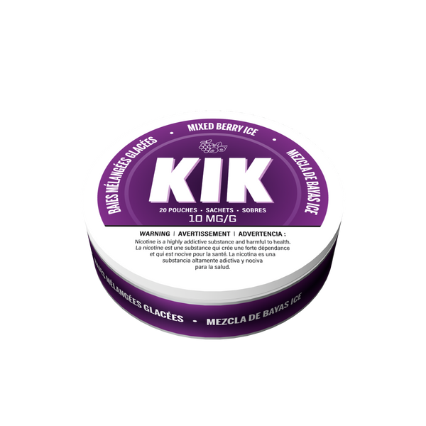 STLTH KIK NICOTINE POUCHES MIXED BERRY ICE