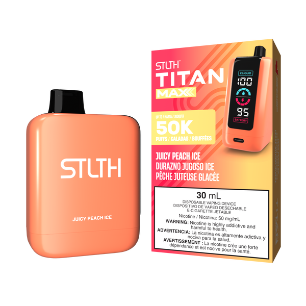 STLTH TITAN MAX JUICY PEACH ICE